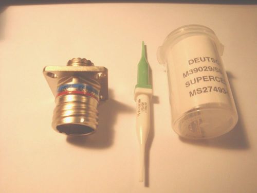Connector deutsch d38999/20fb35pn with  gold plate contacts m39029/58-360 for sale