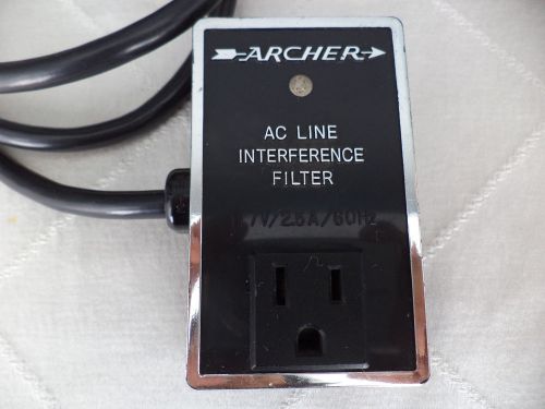 Archer Radio Shack AC Line Interference Filter / Electrical Noise Filter