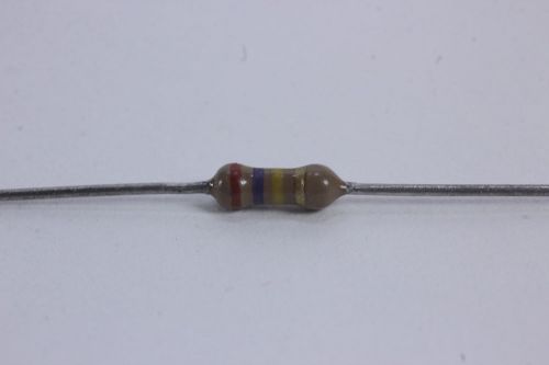 Lot of 75 Vintage Carbon .27 Meg Ohm Resistors 5% Ohmite Little Devils