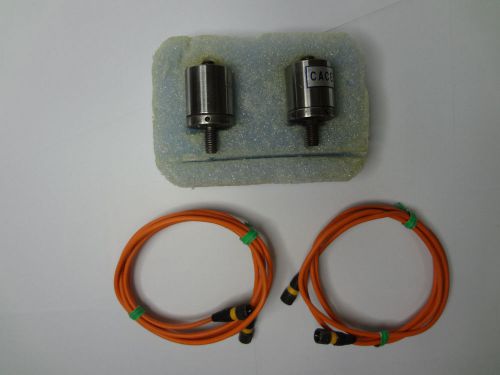 TWO ACCELEROMETERS MODEL 10-5 WITH TWO 3 FT CABLES