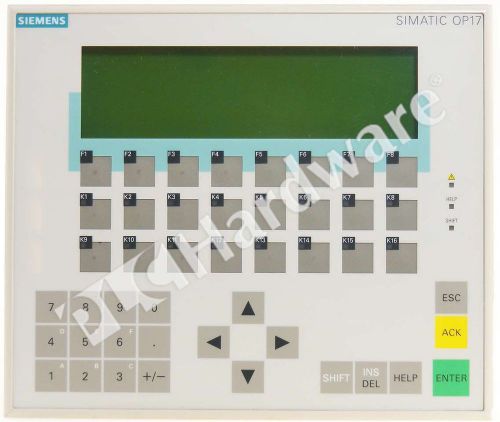 Siemens 6av3 617-1jc20-0ax1 6av3617-1jc20-0ax1 simatic op17 operator panel, read for sale