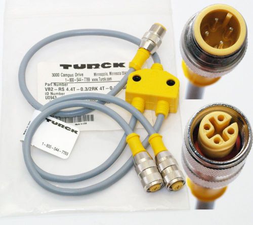 Turck u0943-19 parallel splitter  vb2-rs 4.4t-03/rk 4t-0.3/0.3/sv  id # u0943-19 for sale