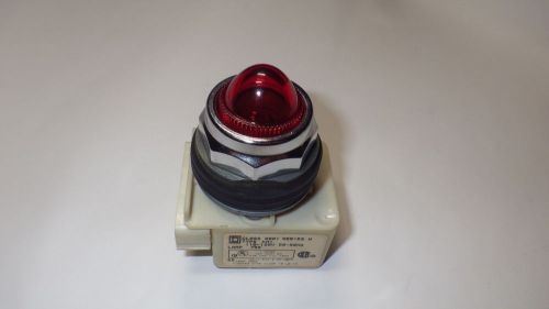 Square d 9001-kp1r9 pilot light 120v transformer type red lens nnb for sale