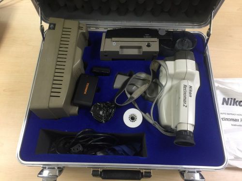 Nikon Retinomax 2, With Docking/charging Station &amp; wireless Printer, Used, Case