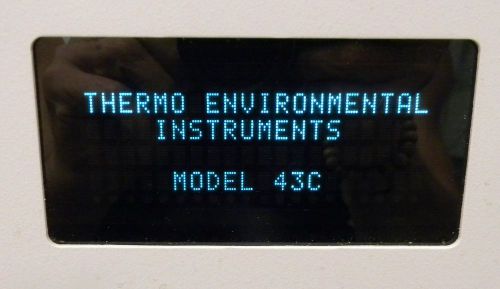 Thermo Environmental 43C Pulsed Fluorescence SO2 Analyzer TECO TEI