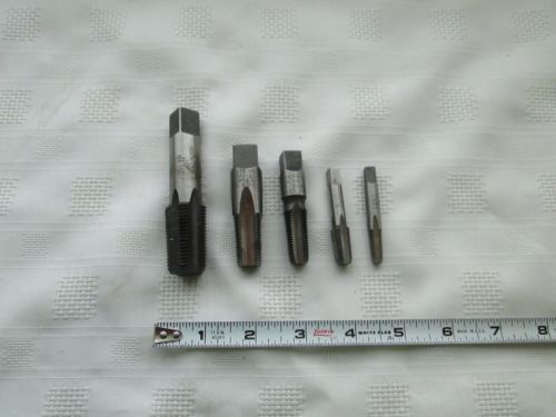 Precision pipe taps (5 sizes) for sale