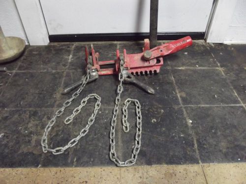 Ridgid soil pipe assembly tool chain vise puller jack welding for sale
