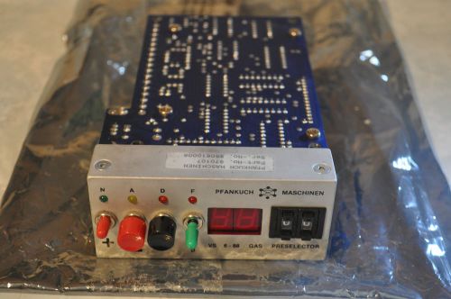 . PFANKUCH MASCHINEN PRESELECTOR 970108  NO BOX