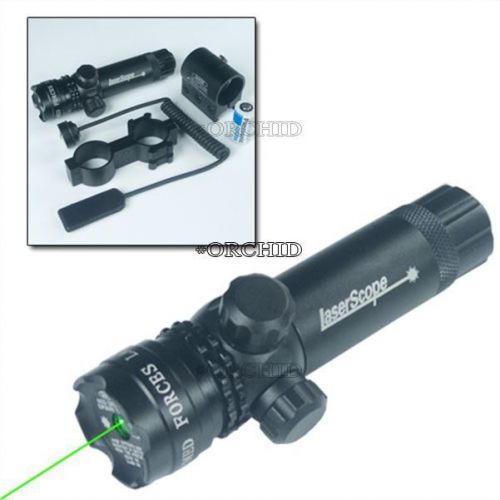 Tactical Rail 5MW Sight Pressure Switch Mounts 2 Mount 532nm Green Laser