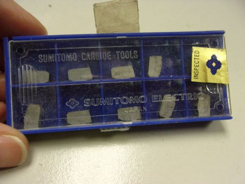 Sumitomo Carbide Tools Cut Off Inserts I9240 TAF 60134 WCFN4A