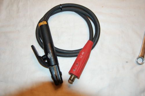 7 Ft. of #1 Welding Lead with Lenco Electrode Holder and Connector