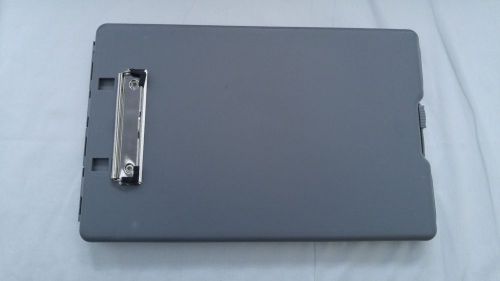 Saunders Storage Clipboard with Light Grey, Lite N Write, Document Paper Holder