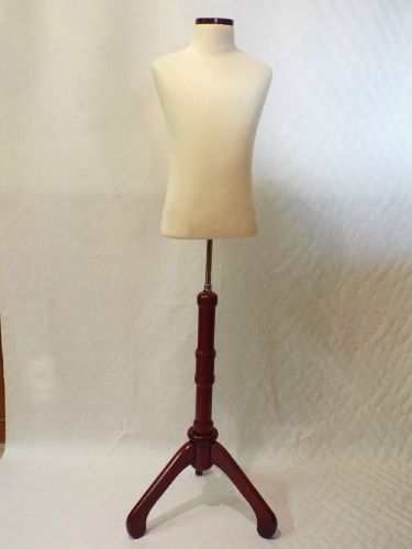 Children Jersey Form Mannequin Manequin Manikin Dress Form Display Mahogany Fini