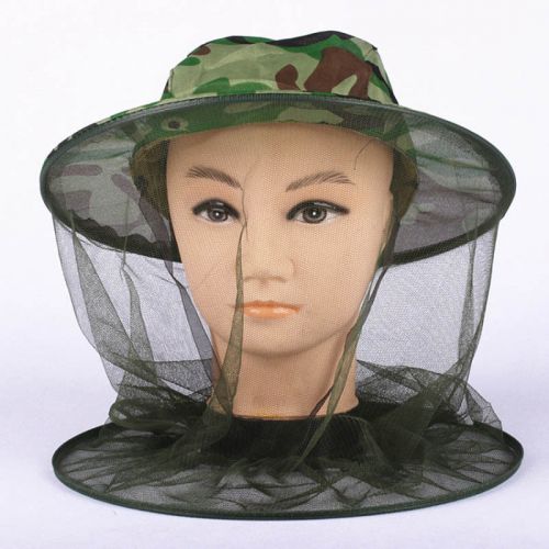 Mosquito Bee Bug Insect Mesh Head Face Protect Fishing Hunt Net Hat Mask Caps
