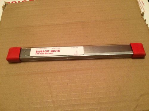 Wolf Supercut Knives Blades,12 PK 8 inch High Speed Steel, Made In USA, NEW