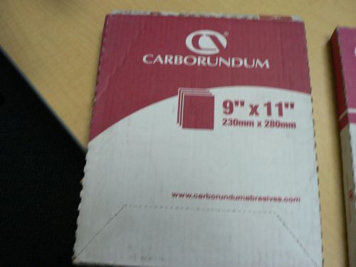 3 boxs lot 150, 80, 120 GRIT CARBORUNDUM sand paper T9 s/c w/p paper c closed