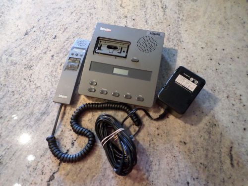 DICTAPHONE 3740 w/ AC ADAPTER &amp; HAND MIC AS IS for PARTS or REPAIR ~SHIPS FREE