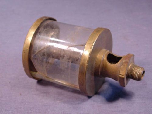 Antique Stationary Gasoline Engine Brass Cylinder Oiler Assembly Needs Repair