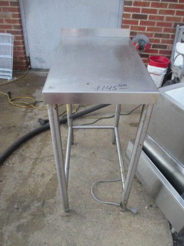 17&#034; x 26&#034; All Stainless Steel Equipment Stand/Table