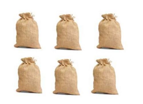 4 x 6 Burlap Bags With Draw Strings Pack of 50 Bags Party Favor Wedding Shower