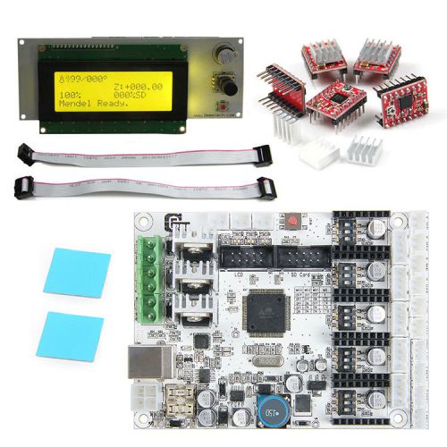 Geeetech 3d printer kit gt2560 controller motherboard+lcd 2004+5pcs a4988 driver for sale