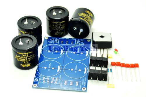 Xy diy kit for dual rectifier 4x10000uf double blue glass filter board dc35v for sale