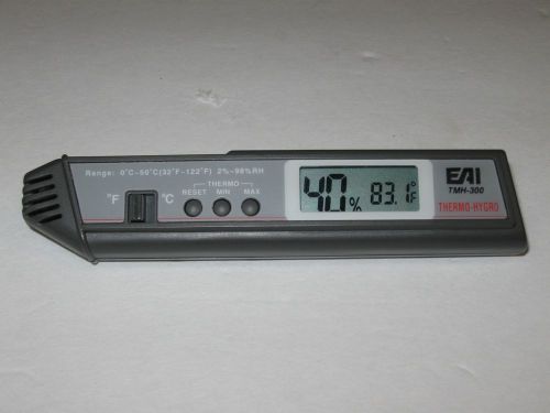 EAI Model TMH-300 Thermo-Gygrometer with Vinyl Case