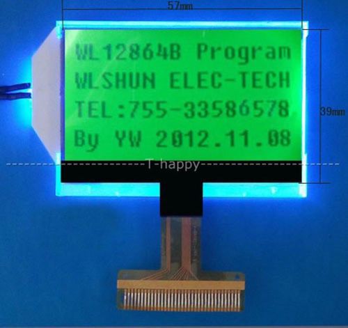 12864 Dots Matrix Graphic LCD Display Screen FOR ESR METER Transistor Tester T4