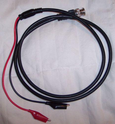 Bnc to alligator clip test leads for oscilliscopes, function generator and more for sale
