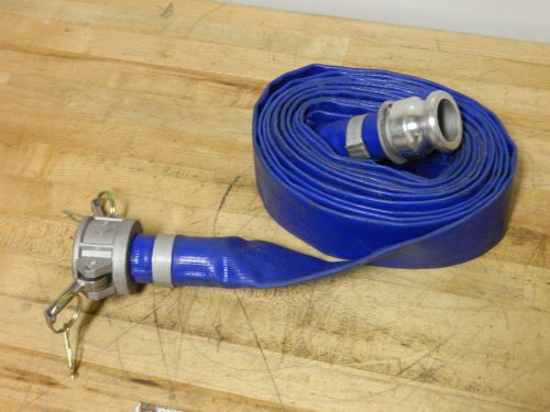 25 ft. blue pvc liquid suction and discharge hose 1-1/2&#034; i.d. unbranded for sale