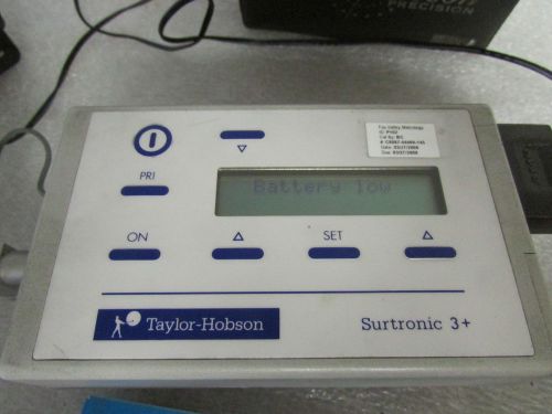 Taylor hobson surtronic 3+ profiler roughness tester w/ printer-surtronic duo for sale