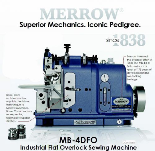 Merrow MB-4DFO Active Seam Industrial Sewing Machine