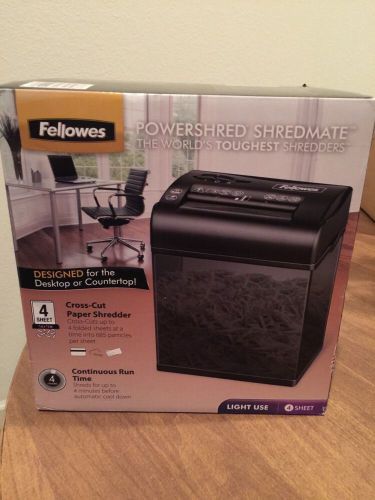Fellowes light use powershred shredmate electric paper shredder for sale