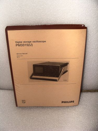 Fluke / Philips PM3315 (U) Digital Stroage Oscilloscope Service Manual