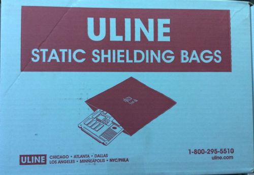 Uline static shielding bags dri-shield moisture barrier 6 x 8 (pack of 100) for sale