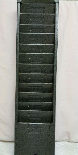 Time card rack 12 capacity for sale
