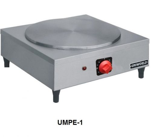 Uniworld commercial pancake/crepe machine 14.5&#034; round plate etl approved umpe-1 for sale