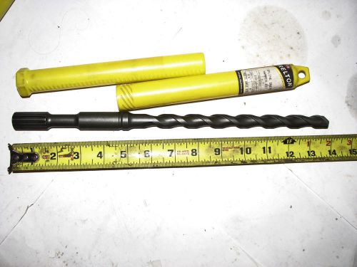 Relton 202-10-14 spline drive carbide tip concrete hammer drill bit 5/8&#034; x 8&#034; for sale