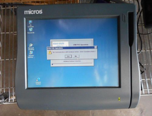 Micros Workstation 4 POS System Unit 400614-001 *No Stand*