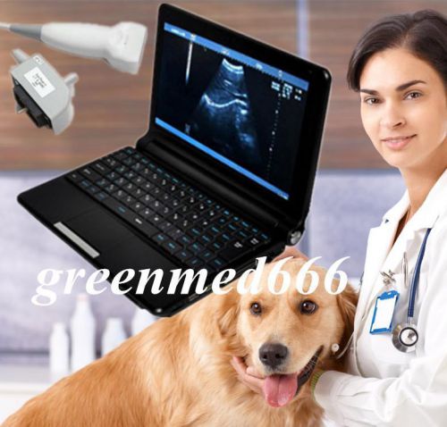 +3D Workstati 10.1&#034; Digital Laptop Ultrasound Scanner For Animals Linear probe