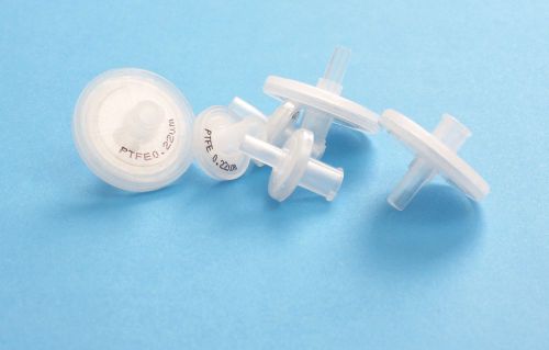 PTFE Syringe Filter (Polytetrafluoroethylene, Hydrophobic,25mm), 100 pcs/package