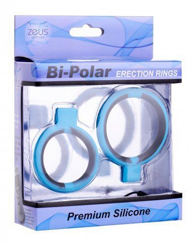 Zeus electrosex uni-polar silicone erection rings set *new* for sale