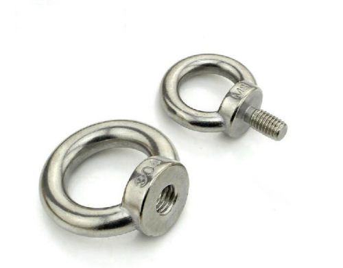 Stainless lifting eye bolts screws lifting nuts eye nut m5 m6 m8 m10 m12 m14 m16 for sale