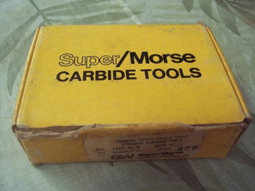 Turning Carbide Tools 10 Super Morse 1/2&#034;
