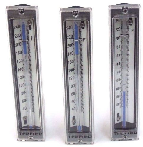 LOT OF 3 TREICE 30-240 DEG. F THERMOMETERS