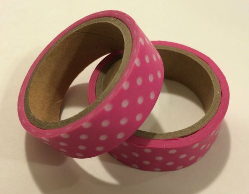 Target one spot pink poka dot washi tape for kikki k &amp; filofax for sale
