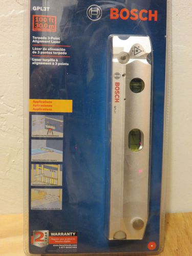 New bosch gpl3t torpedo 3 point alignment laser level for sale