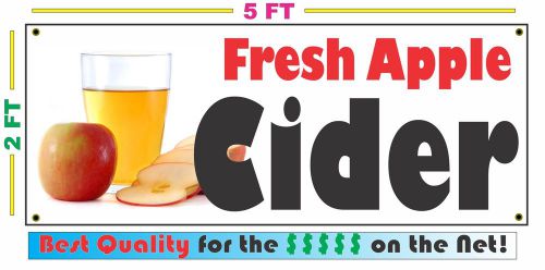 Full Color FRESH APPLE CIDER BANNER Sign NEW Larger Size Best Quality for the $