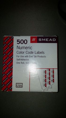 Smead 67375 BCCRN-5 Bar-style Color-coded Numeric Label - 5 - 1.25&#034;