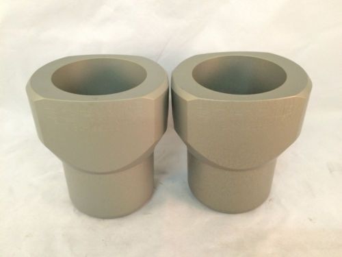 Lot of 2 Sorvall DuPont Instruments Buckets/Inserts Cat #38002